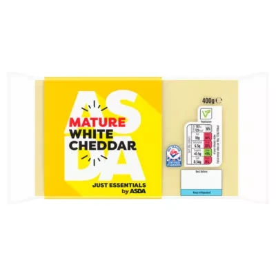 JUST ESSENTIALS by ASDA Just Essentials White Cheddar 400g