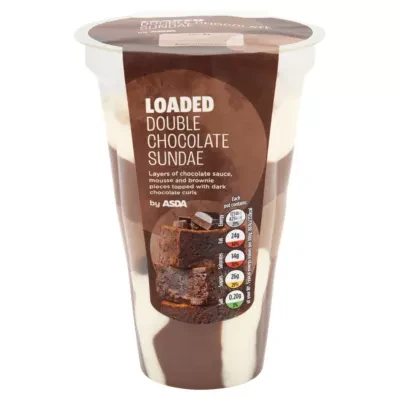 ASDA Loaded Double Chocolate Sundae 200g