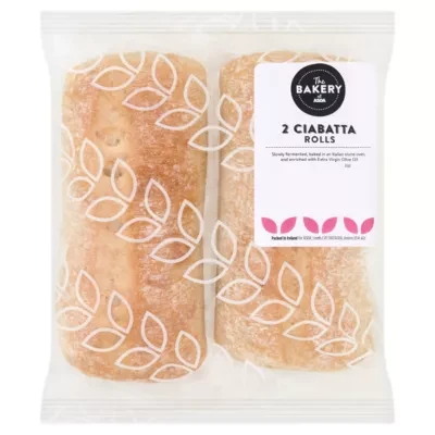 The BAKERY at ASDA The Bakery at  2 Ciabatta Rolls