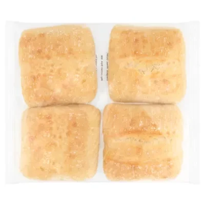 The BAKERY at ASDA The Bakery at  4 Ciabatta Rolls