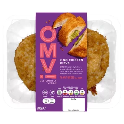 OMV! Deliciously Vegan Plant Based OMV! 2 No Chicken Kievs 280g