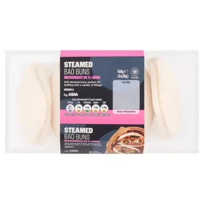 ASDA Steamed Bao Buns 6 x 28g (168g)