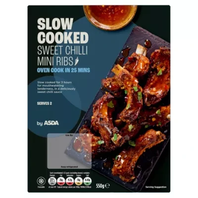 ASDA Slow Cooked Sweet Chilli Mini Ribs 550g