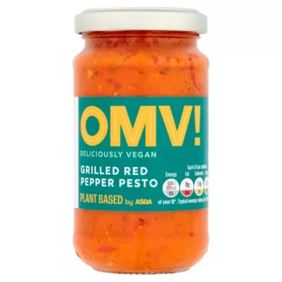 OMV! Deliciously Vegan Grilled Red Pepper Pesto 190g