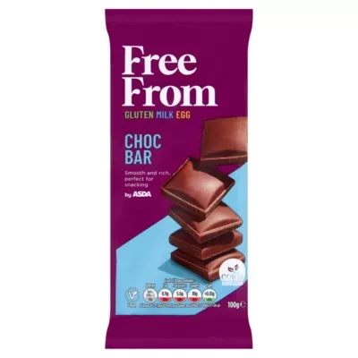 ASDA Free From by  Choc Bar 100g