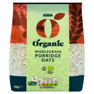 ASDA Organic Wholegrain Porridge Oats 750g