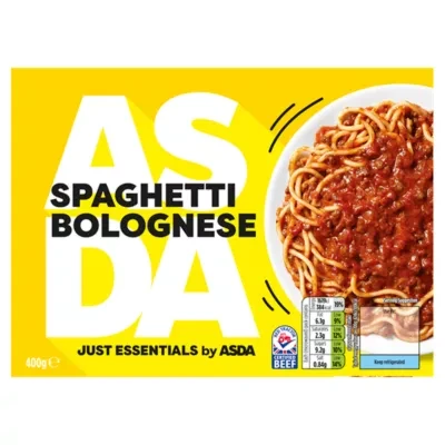 JUST ESSENTIALS by ASDA Just Essentials by  Spaghetti Bolognese 400g