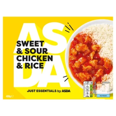 JUST ESSENTIALS by ASDA Just Essentials by  Sweet & Sour Chicken & Rice 400g