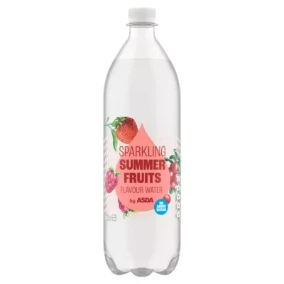 ASDA Sparkling Summer Fruits Flavour Water 1Litre