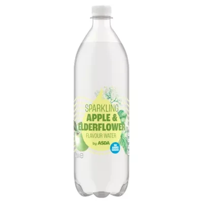 ASDA Sparkling Apple & Elderflower Flavour Water 1 Litre