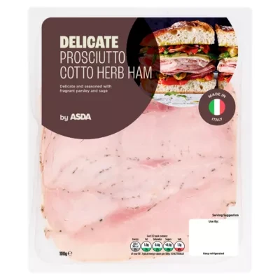ASDA Delicate Prosciutto Cotto Herb Ham 100g