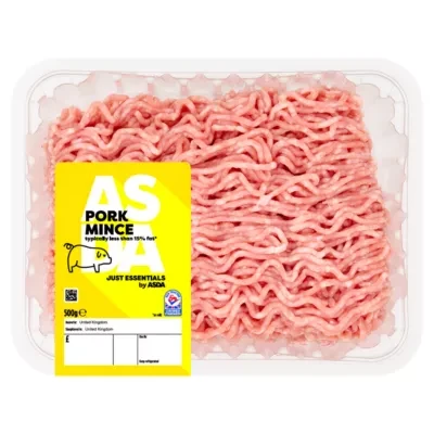 JUST ESSENTIALS by ASDA Just Essentials by  Pork Mince 500g