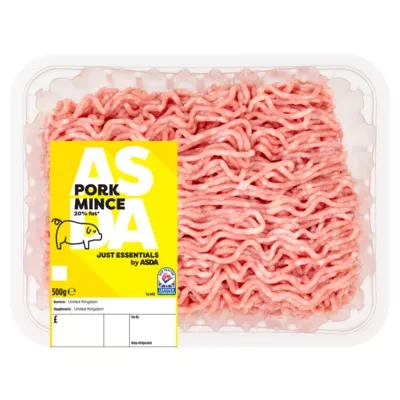JUST ESSENTIALS by ASDA Just Essentials by  Pork Mince 500g