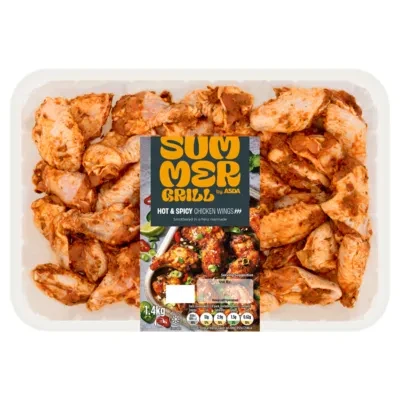 ASDA Summer Grill by  Hot & Spicy Chicken Wings 1.4kg
