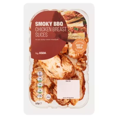 ASDA Smoky BBQ Chicken Breast Slices 160g