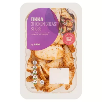 ASDA Tikka Chicken Breast Slices 160g
