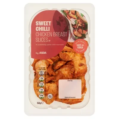 ASDA Sweet Chilli Chicken Breast Slices 160g