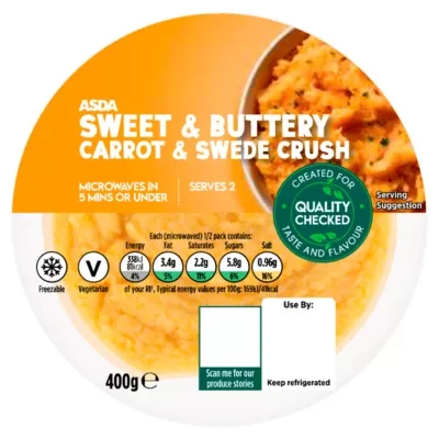ASDA Festive Carrot & Swede Crush 400g