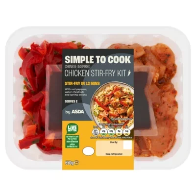 ASDA Simple to Cook Chinese Inspired Chicken Stir-Fry Kit 650g