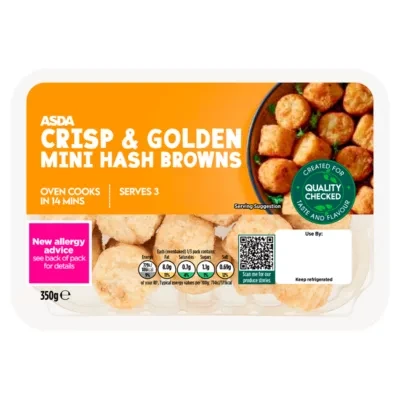 ASDA Crisp & Golden Mini Hash Browns 350g
