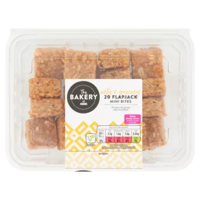 The BAKERY at ASDA The Bakery 20 Flapjack Mini Bites 240g