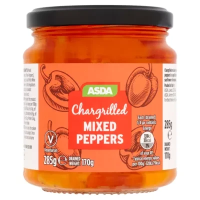 ASDA Chargrilled Mixed Peppers 285g