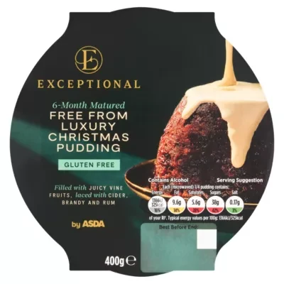 Exceptional by ASDA Free From Luxury Christmas Pudding 400g
