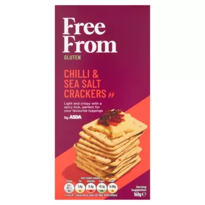 ASDA Free From Free From by  Chilli & Sea Salt Crackers 160g