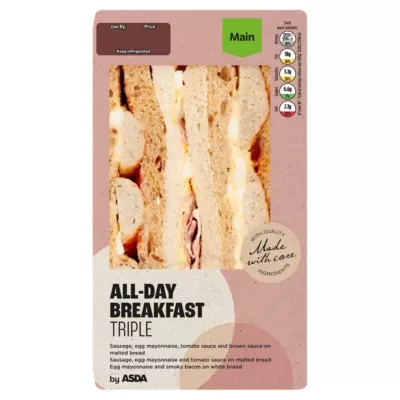 ASDA All-Day Breakfast Triple Sandwich
