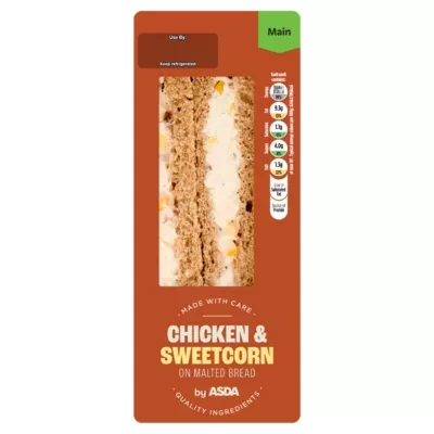 ASDA Chicken & Sweetcorn Sandwich