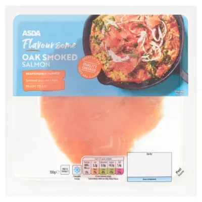 ASDA Flavoursome Oak Smoked Salmon 100g