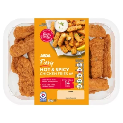 ASDA ASDA Fiery Hot & Spicy Chicken Fries 300g