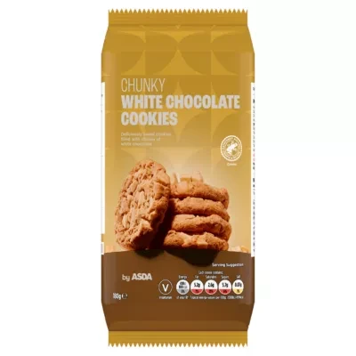 ASDA Chunky White Chocolate Cookies 180g