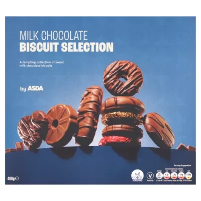 ASDA Milk Chocolate Biscuit Selection 400g