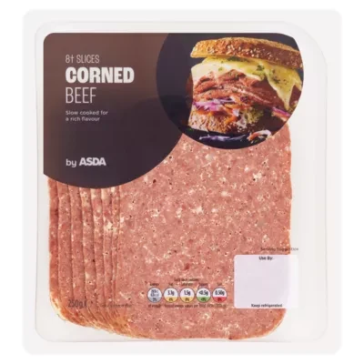 ASDA 8 Slices Corned Beef 250g