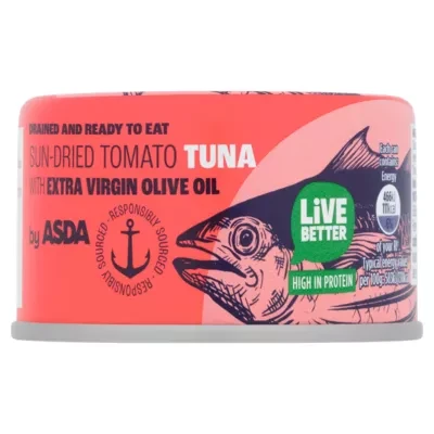 ASDA Sun-Dried Tomato Tuna with Extra Virgin Olive Oil 80g