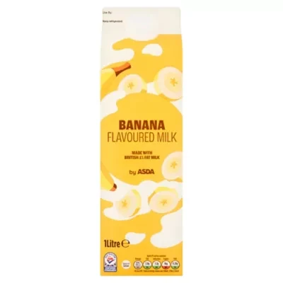 ASDA Banana Flavoured Milk 1 Litre