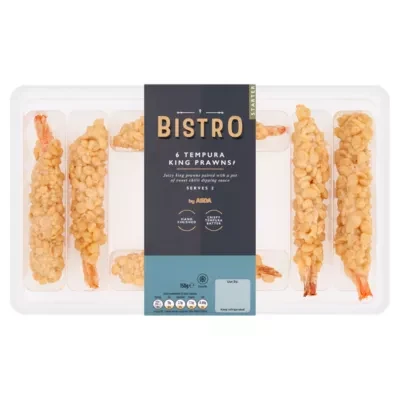 Bistro by ASDA Bistro 6 Tempura King Prawns 150g