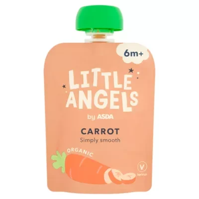 LITTLE ANGELS by ASDA Little Angels Organic Carrot 6m+ 70g