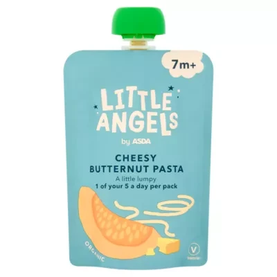 LITTLE ANGELS by ASDA Little Angels by  Organic Cheesy Butternut Pasta 7m+ 130g