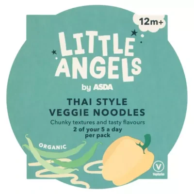 LITTLE ANGELS by ASDA Little Angels Organic Thai Style Veggie Noodles 12m+ 200g