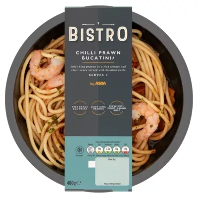 Bistro by ASDA Bistro by  Chilli Prawn Bucatini 400g