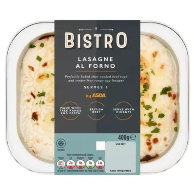 Bistro by ASDA Bistro by  Lasagne Al Forno 400g