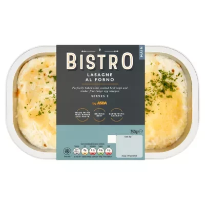 Bistro by ASDA Bistro by  Lasagne Al Forno 730g