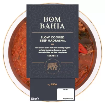 Bom Bahia by ASDA Bom Bahia Slow Cooked Beef Madras 400g