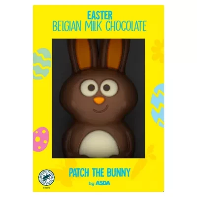ASDA Patch the Bunny Easter Belgian Milk Chocolate 150g