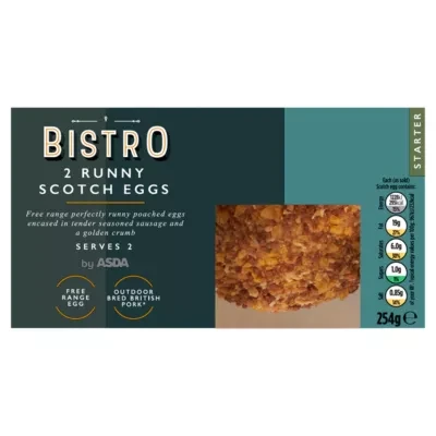 Bistro by ASDA Bistro 2 Runny Scotch Eggs 254g