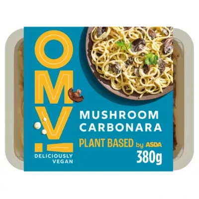 OMV! Deliciously Vegan OMV! Plant Based by ASDA Mushroom Carbonara 380g