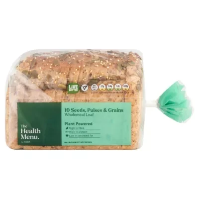 The Health Menu by ASDA The Health Menu 10 Seeds, Pulses & Grains Wholemeal Loaf 470g