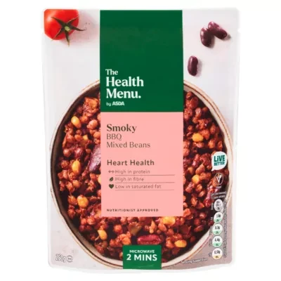The Health Menu by ASDA The Health Menu Smoky BBQ Mixed Beans 250g